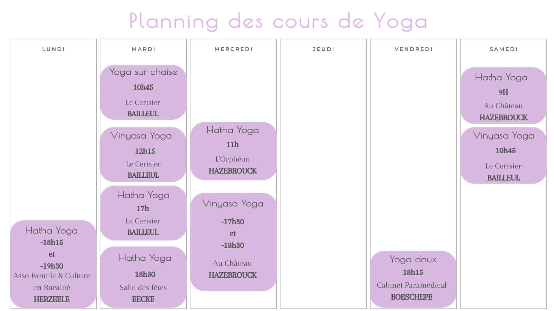 cours yoga
